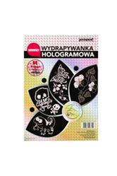Wydrapywanka holograficzna A4 10arkuszy srebrna