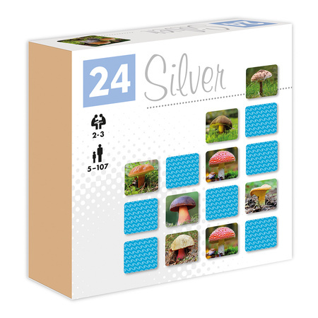 Memosy grzybki silver