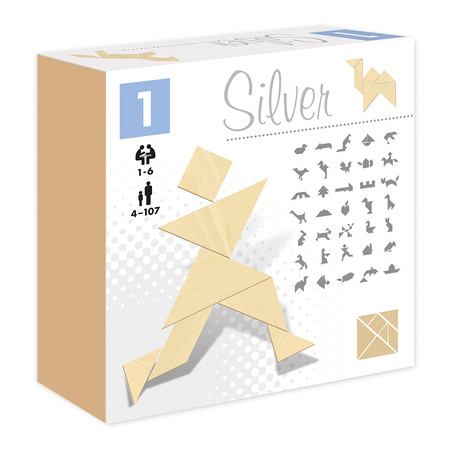 Gra Tangram silver