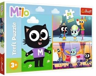 Puzzle 24 MAXI Przygody małego Kotka Milo