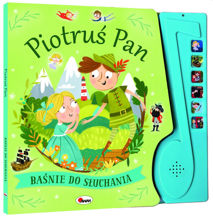 Baśnie do słuchania. Piotrus Pan. Ksiązeczka dźwiękowa