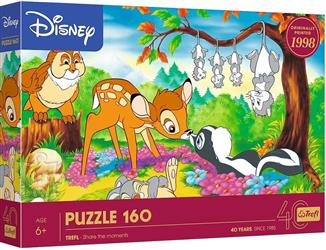 Puzzle 160 Bambi i leśni przyjaciele
