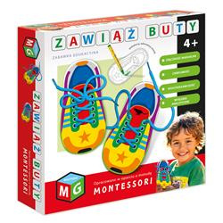 Montessori zabawka edukacyjna zawiąż buty