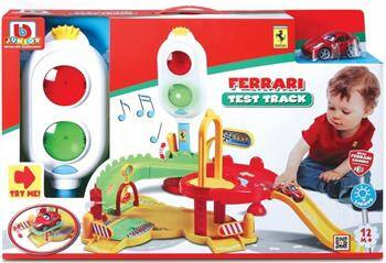  Tor z sygnalizacją  świetlną + autko FERRARI
