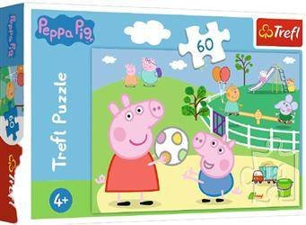 Puzzle 60 Świnka Peppa Zabawy w gronie przyjaciół