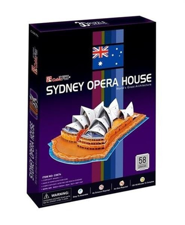 Sydney Opera House Puzzle 3D 58 elem. CUBIC FUN