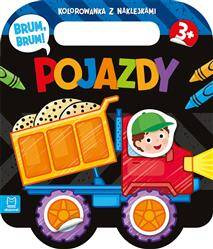 Brum, brum! Pojazdy. Kolorowanka z naklejkami