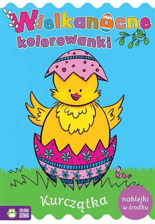 Wielkanocne kolorowanki. Kurczątka