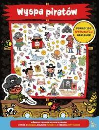 Ponad 100 wypukłych naklejek. Wyspa piratów