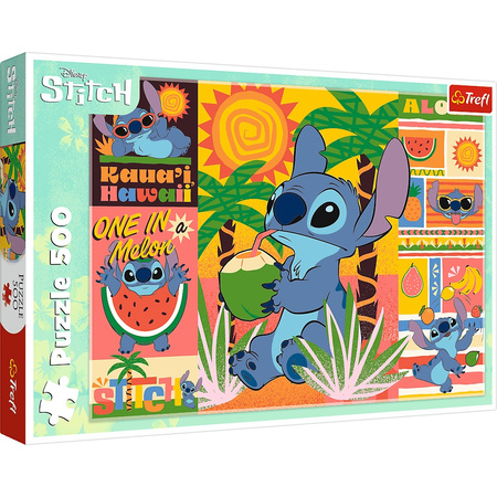 Puzzle 500 Wakacje ze Stichem / Disney Lilo&Stitch