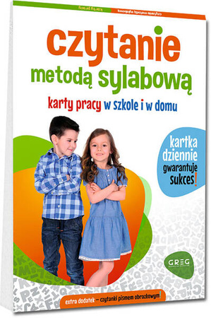 Czytanie metodą sylabowa. Karty pracy w szkole i w domu