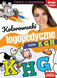 Kolorowanki logopedyczne. Głoski K G H