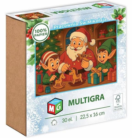 Puzzle 30 Pracownia Św. Mikołaja Multigra