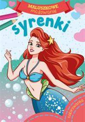 Maluszkowe malowanie. Syrenki. Kolorowanka