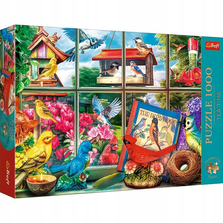 Puzzle 1000 Tea Time: Świat ptaków