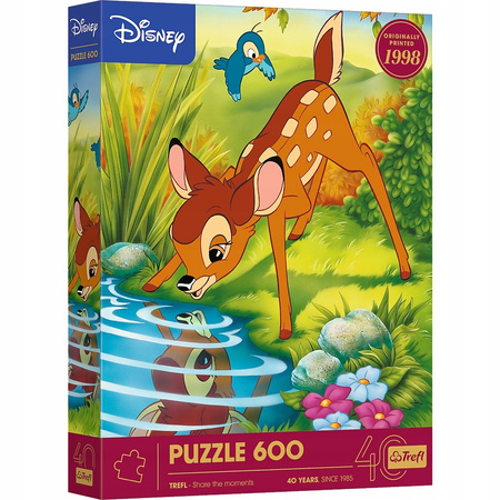 Puzzle 600 40-lecie TREFL Bambi