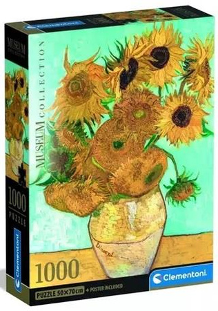 Puzzle 1000 Compact Museum Van Gogh: Sunflowers