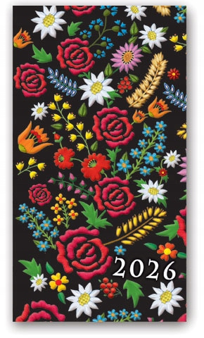 Kalendarz kieszonkowy A6 2026 Soft folk