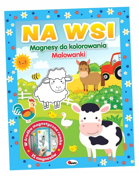 Magnesy do kolorowania. Na wsi