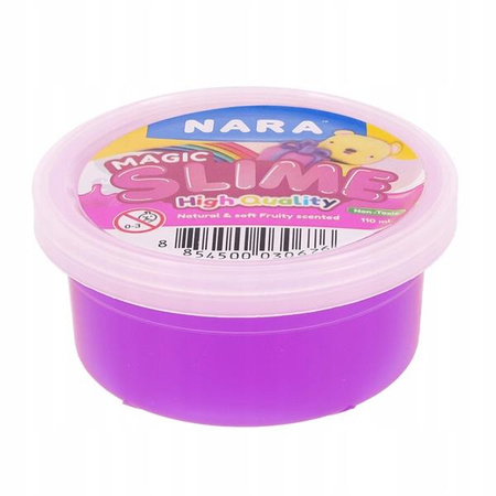 Slime dla dzieci w plastikowym kubku, masa żelowa sensoryczna NARA