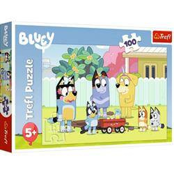 Puzzle 100 Wesoły świat Bluey
