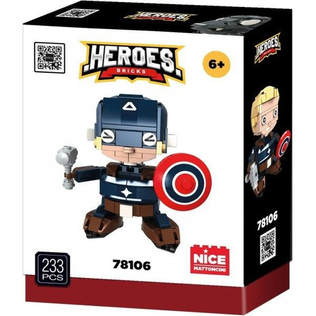 NICE KLOCKI HEROS! BLUE SOLIDIER 233EL
