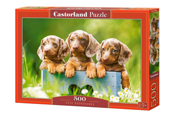 Puzzle 500 Cute Dachshunds /Jamniki