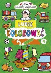 Lubię kolorować 4. Słówka polskie i angielskie