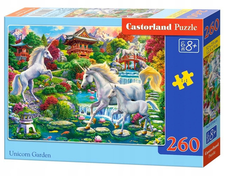 Puzzle 260 el Unicorn Garden