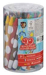 40 kredek w wiaderku