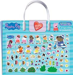 Świnka Peppa. Kocham naklejać. Z przyjaciółmi na..