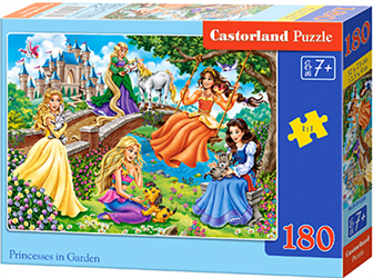 Puzzle 180 Princesses in Garden / Księżniczki w ogrodzie
