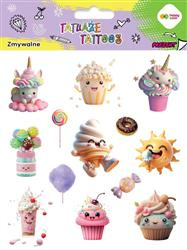 Tatuaże zmywalne SWEETS 150x200 mm