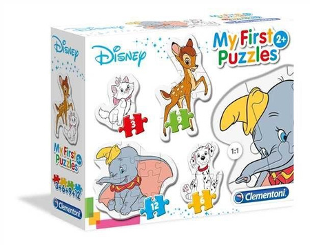 Moje pierwsze puzzle 3-6-9-12 Animal Friends