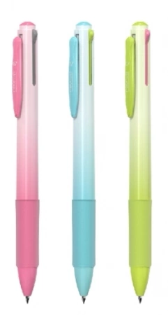 DELI długopis czterokolorowy 0,7 mm seria Neon mix kolorów