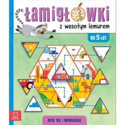Łamigłówki z wesołym lemurem. Uczę się i rozwiązuję 5+