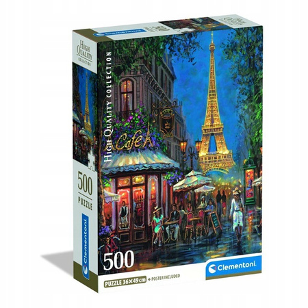 Puzzle 500 elem HQC Night at the Eiffel 35577