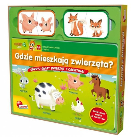 Gdzie mieszkają zwierzęta Książeczka Carotina