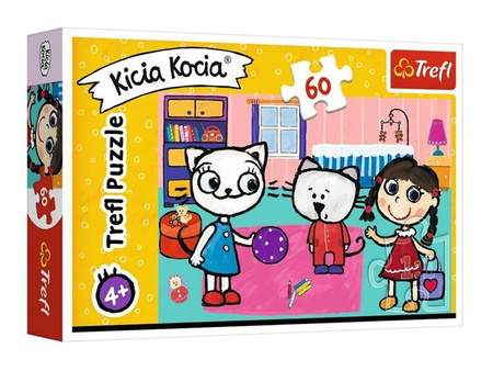 Puzzle 60 elem. Kicia Kocia z przyjaciółmi