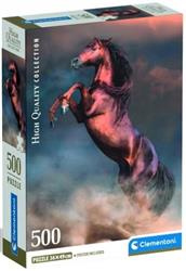 Puzzle 500 HQC Compact Wild red stallion / Dziki czerwony ogier