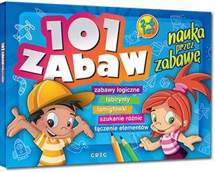 101 zabaw nauka przez zabawę + naklejki