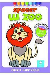 Gruba kreska. Spacer w zoo