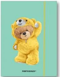 Teczka A4+ z gumką Teddies&Miś w dresiku