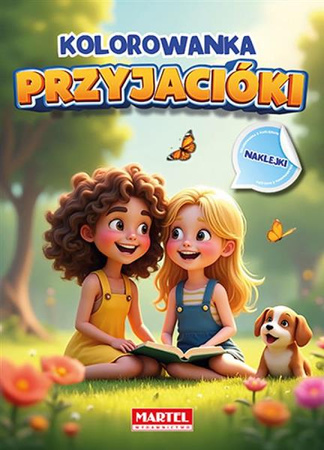 Kolorowanka z naklejkami Przyjaciele. Przyjaciółki