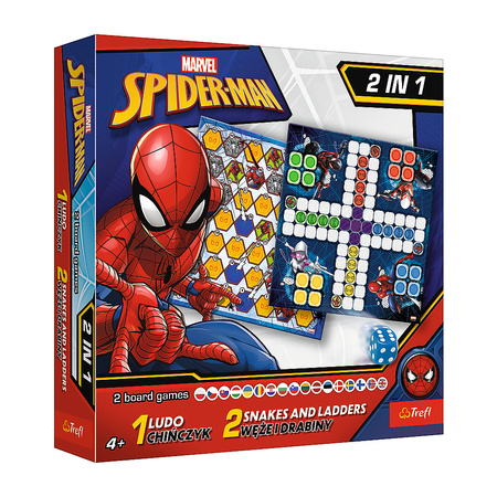 Gra Spider-man 2w1: Chińczyk, Węże i drabiny