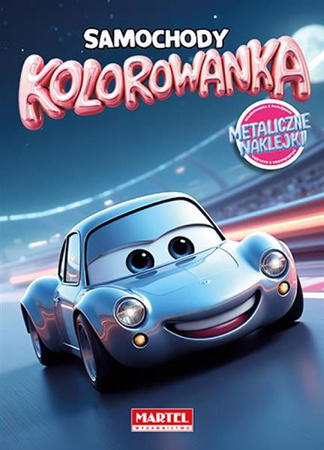 Kolorowanka z naklejkami metalicznymi Samochody