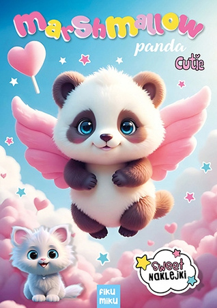 Panda. Marshmallow kolorowanka+ sweet naklejki
