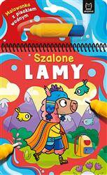 Malowanka z pisakiem wodnym. Szalone lamy