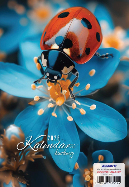 Kalendarz biurkowy 2026 pionowy  KBA5