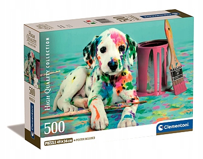 Puzzle 500 elem HQC Funny dalmatian 35545